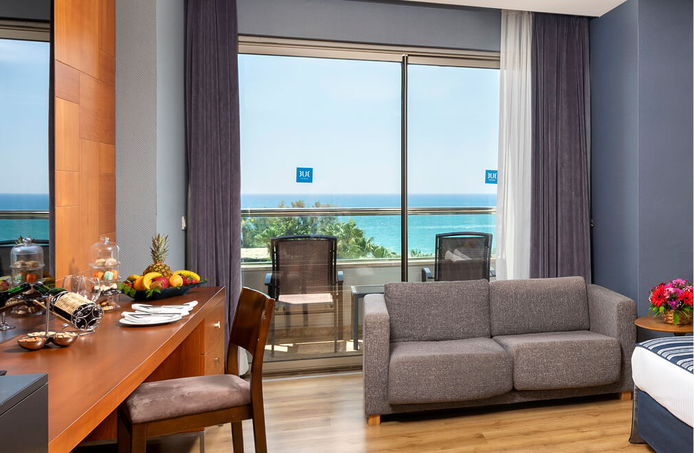 <p>A Refined Deluxe Room Experience with Spacious Living Areas</p>